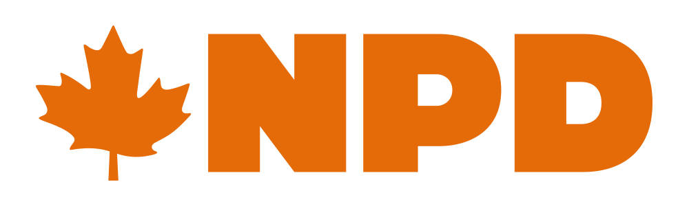 Logo du Nouveau parti démocratique du Canada.